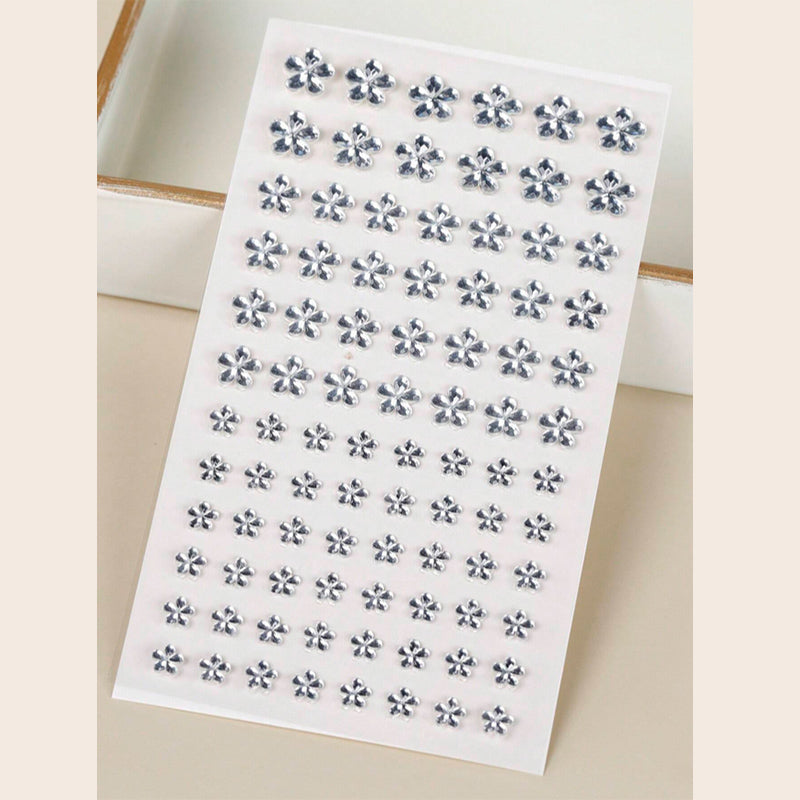 Strass Autocollants Individuels - Étoiles & Fleurs