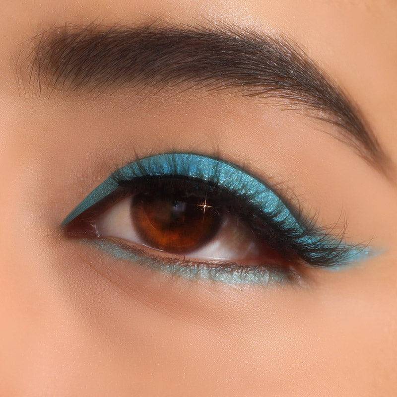 Eyeliner Satiné Shimmer - Bleu Turquoise