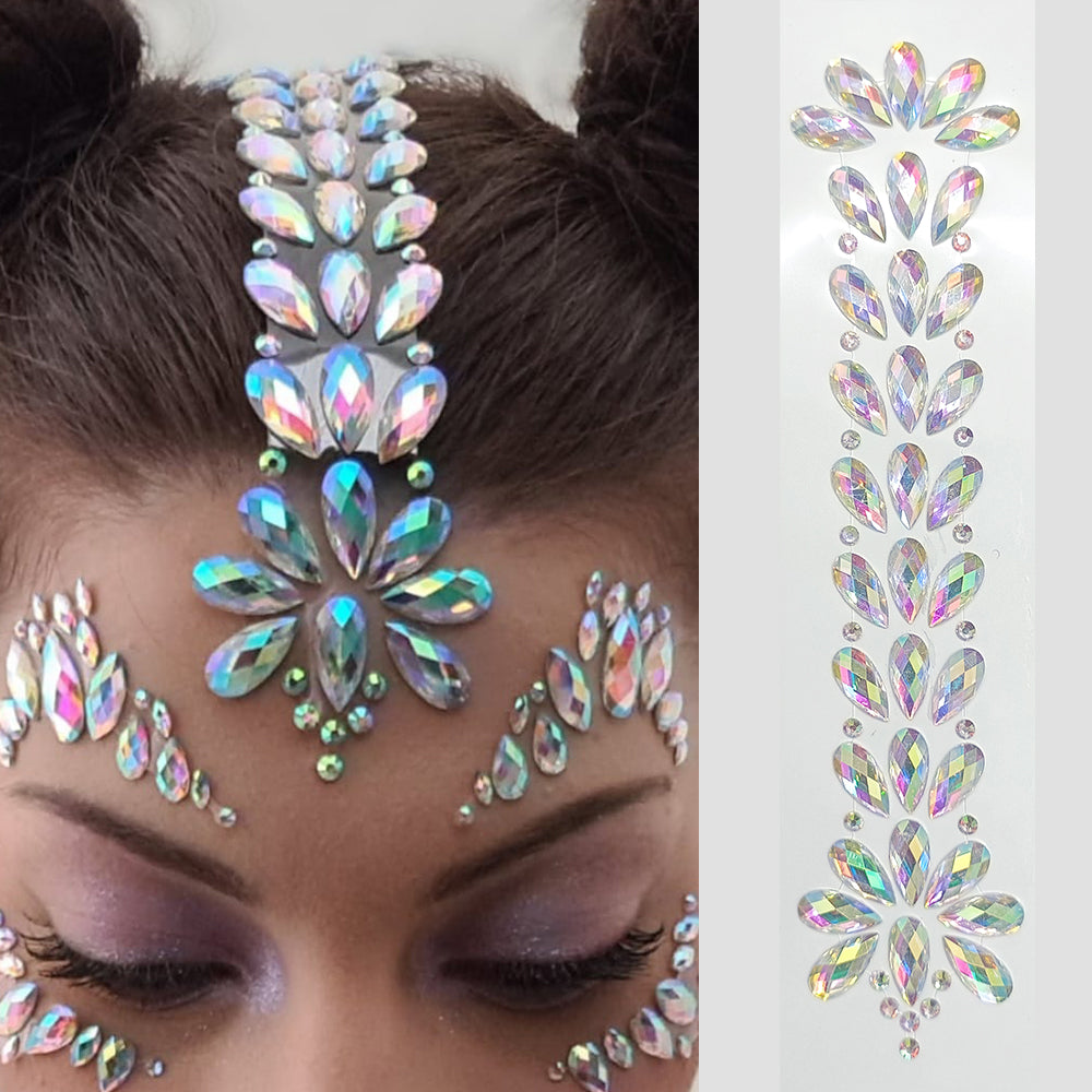 strass autocollant pour les cheveux