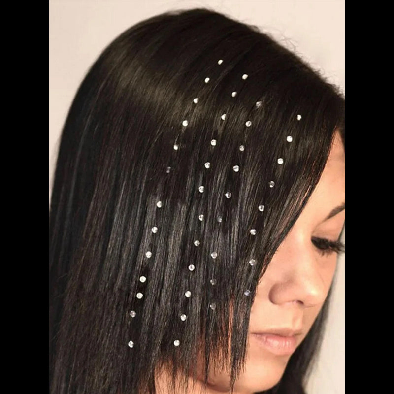 Strass Cheveux Thermocollants - Diamants