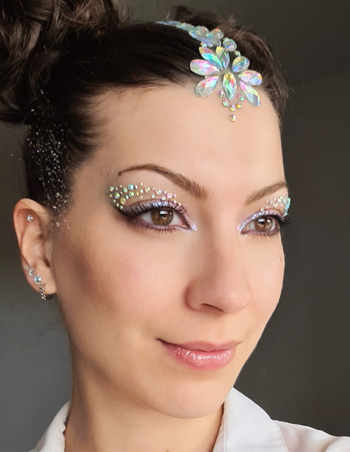 Strass Eyeliners Autocollants - Diamants Holographiques