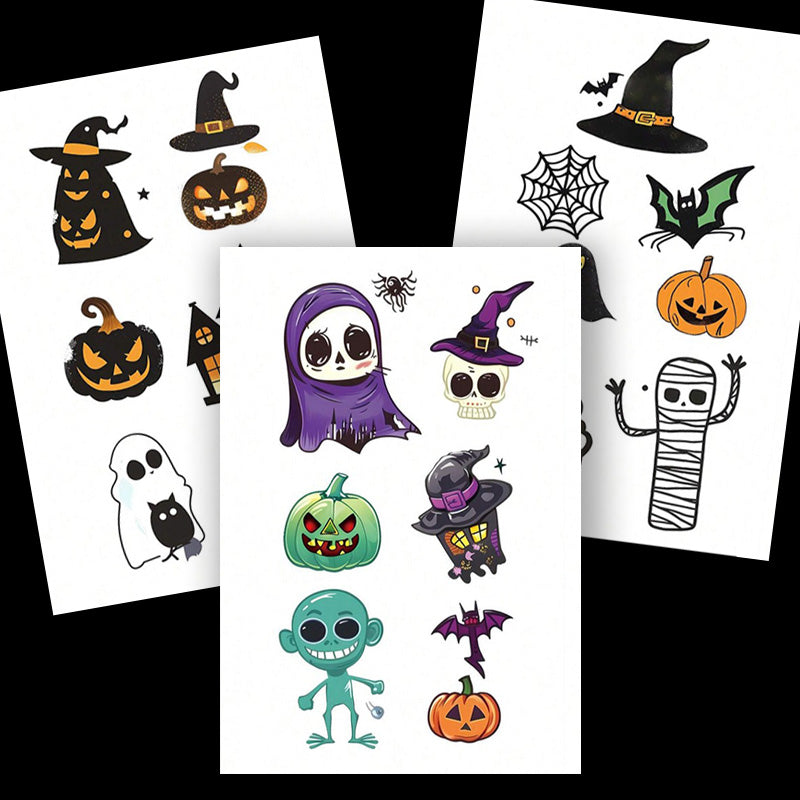 Tatouage Temporaire - Dessins Halloween